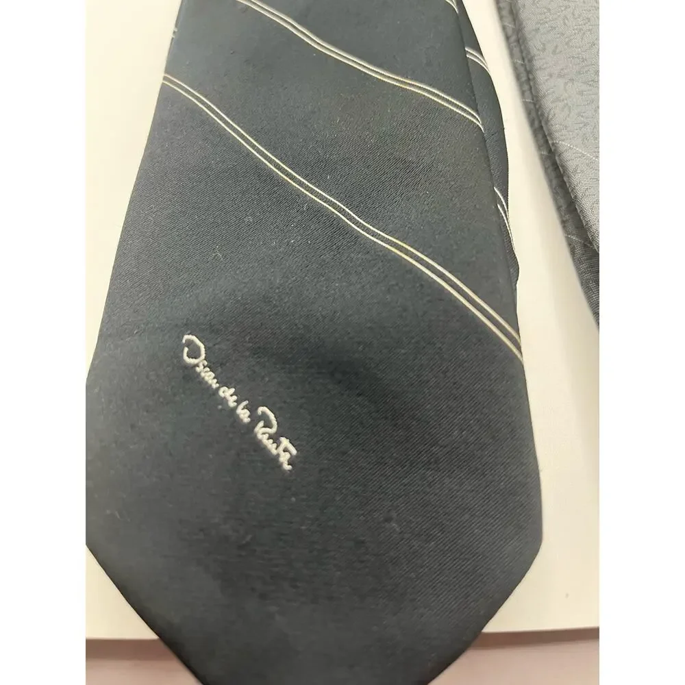 Set of 2 Oscar de la Renta Ties